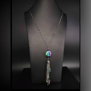 EXCLUSIVE Paparazzi Gunmetal OIL SPILL never released necklace